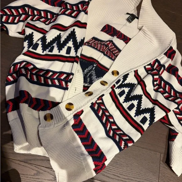 Patterned Cardigan Sweater - Picture 2 of 2